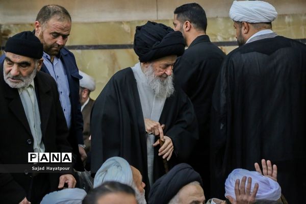 مراسم ختم آیت الله هاشمی شاهرودی در قم
