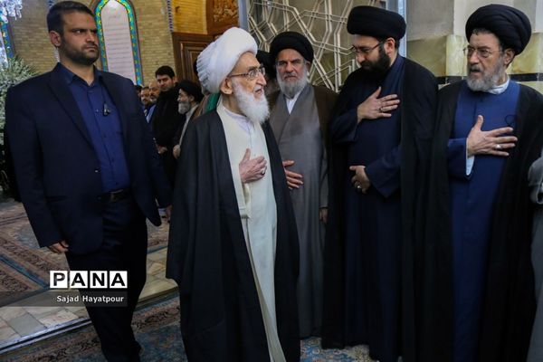 مراسم ختم آیت الله هاشمی شاهرودی در قم