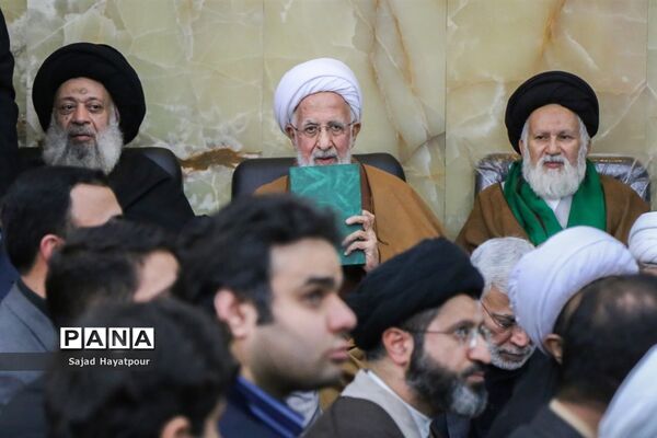 مراسم ختم آیت الله هاشمی شاهرودی در قم