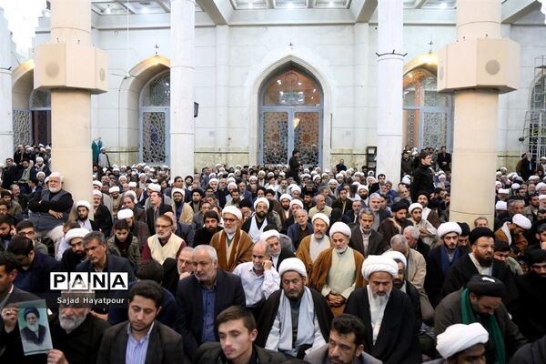 مراسم ختم آیت الله هاشمی شاهرودی در قم
