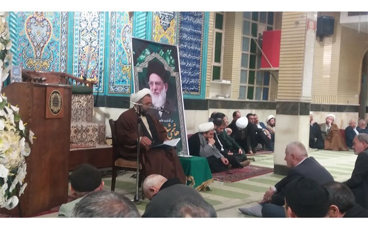 مراسم ارتحال آیت الله شاهرودی در شهرستان قدس