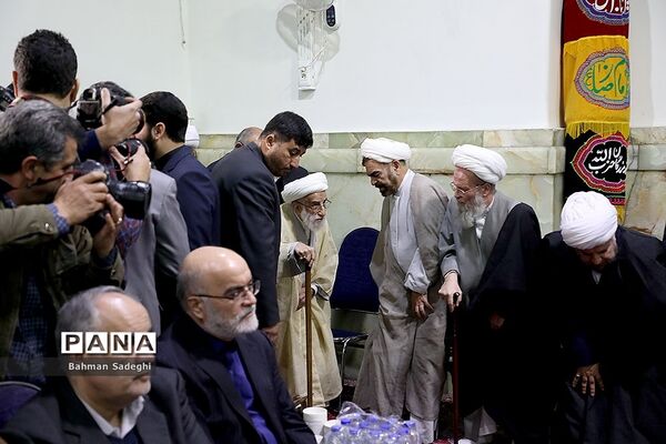 بزرگداشت آیت الله شاهرودی در مسجد ارک