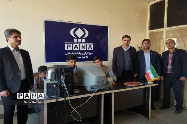 افتتاح همزمان دو پایگاه خبرگزاری پانا در مدارس ناحیه ۳ اهواز
