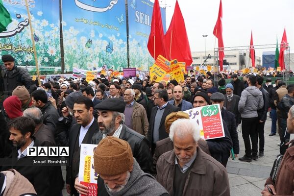 راهپیمایی 9 دی در مشهد