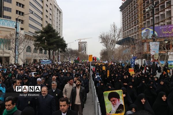 راهپیمایی 9 دی در مشهد