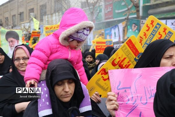 راهپیمایی 9 دی در مشهد