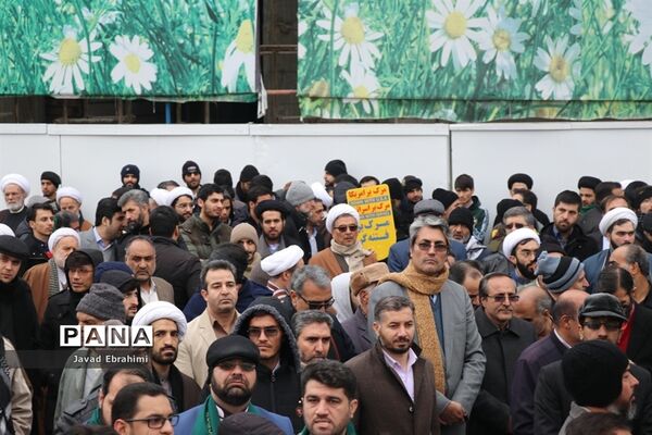 راهپیمایی 9 دی در مشهد