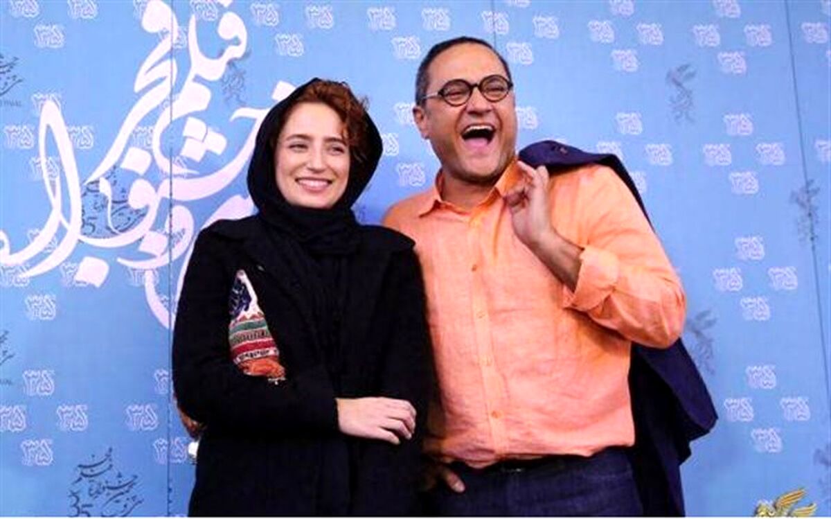 عکس صمیمانه رامبد جوان و نگار جواهریان در اکران خصوصی