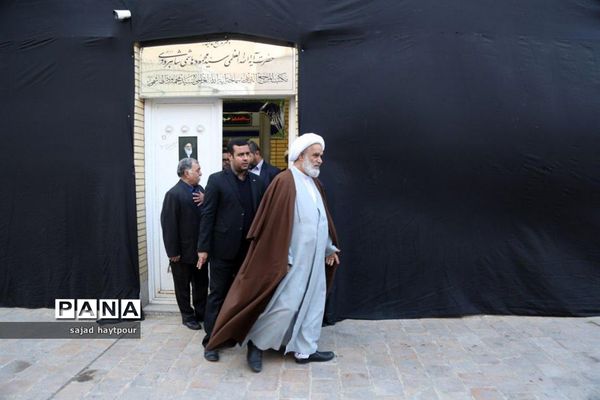 منزل آیت الله شاهرودی در قم سیاه پوش شد