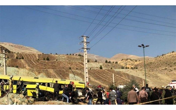 افزایش تعداد کشته‌‌های حادثه واژگونی اتوبوس در دانشگاه آزاد به ۹ نفر + اسامی