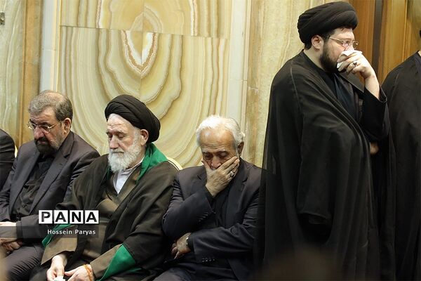 مراسم وداع با پیکر آیت‌الله هاشمی شاهرودی - مسجد امام صادق (ع)
