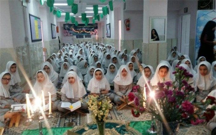 برگزاری محفل دانش آموزی انس با قرآن کریم درشهرری