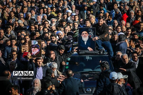 مراسم تشییع پیکر آیت‌الله هاشمی شاهرودی در تهران
