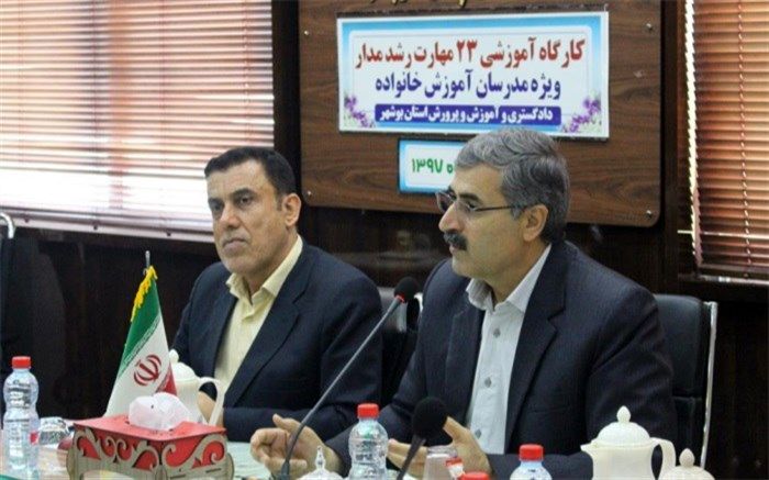 پایه و اساس تربیت فرزندان در خانواده شکل می گیرد