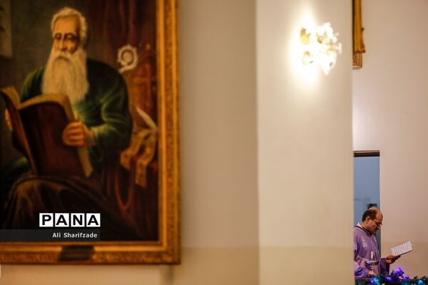 مراسم میلاد حضرت عیسی مسیح در کلیسا حضرت مریم