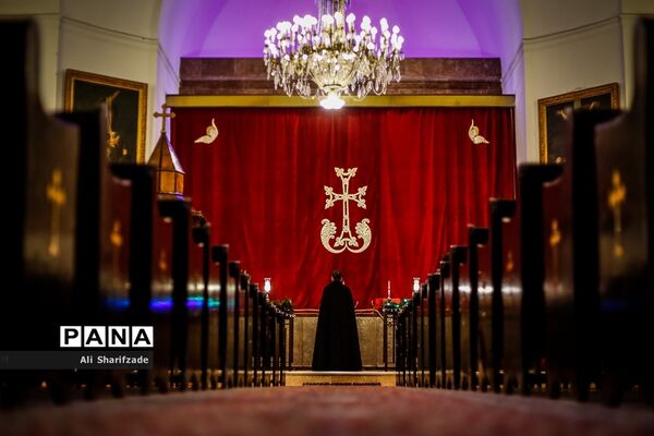 مراسم میلاد حضرت عیسی مسیح در کلیسا حضرت مریم