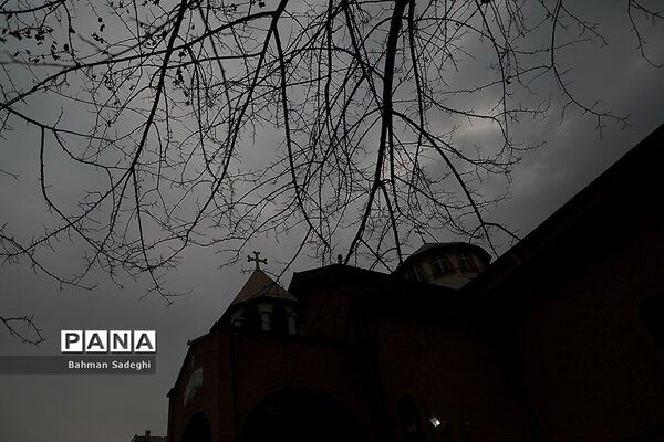 مراسم جشن سال نو ارامنه در کلیسای تارگمانچاتس مقدس