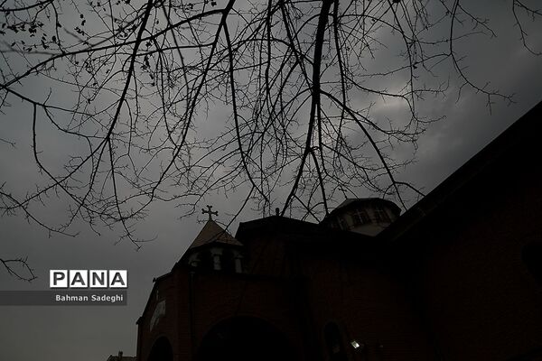 مراسم جشن سال نو ارامنه در کلیسای تارگمانچاتس مقدس