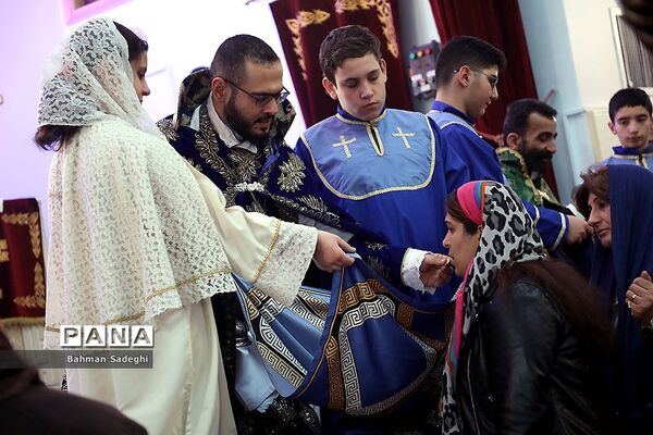 مراسم جشن سال نو ارامنه در کلیسای تارگمانچاتس مقدس