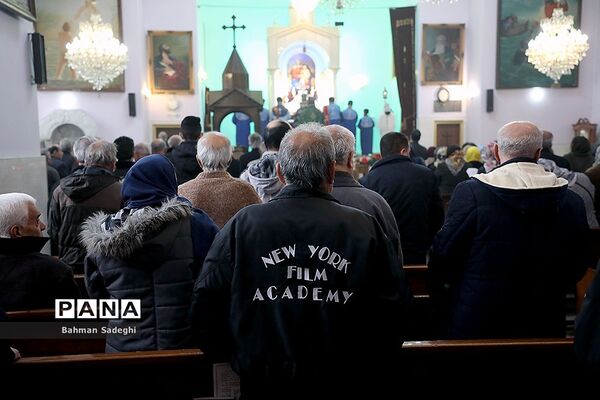 مراسم جشن سال نو ارامنه در کلیسای تارگمانچاتس مقدس