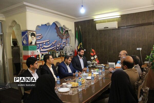 دیدار مدیر سازمان دانش‌آموزی سیستان و بلوچستان با رئیس اتحادیه انجمن‌های اسلامی دانش‌آموزان