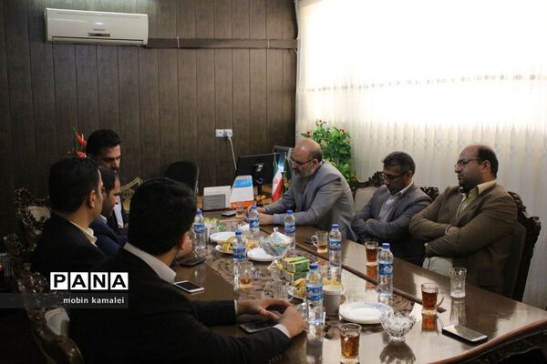 دیدار مدیر سازمان دانش‌آموزی سیستان و بلوچستان با رئیس اتحادیه انجمن‌های اسلامی دانش‌آموزان