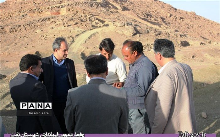 بازدید معاون هماهنگی امور عمرانی استانداری از پروژه های عمرانی شهرستان تفت