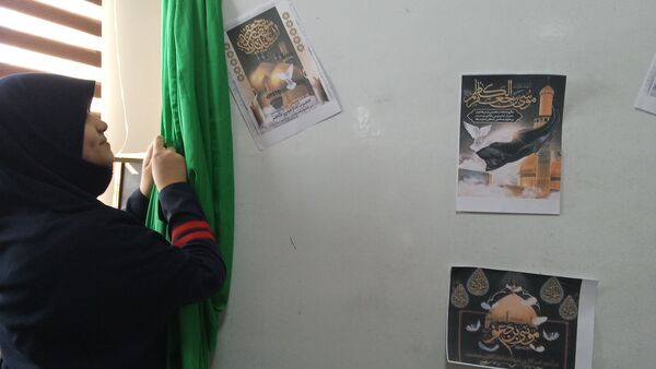 سوگواره امام موسی کاظم (ع) در آموزشگاه فرزانگان ملارد 