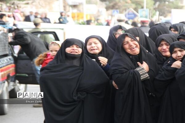 مراسم تشیع پیکر پاک و مطهر  شهید غلامحسن جام‌دوست در تربت جام