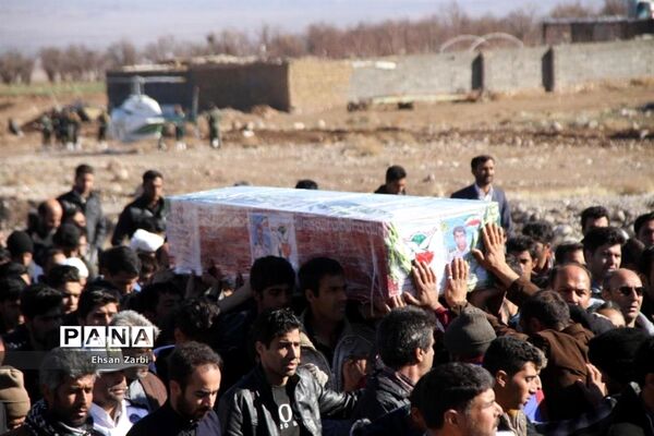 مراسم تشیع پیکر پاک و مطهر  شهید غلامحسن جام‌دوست در تربت جام