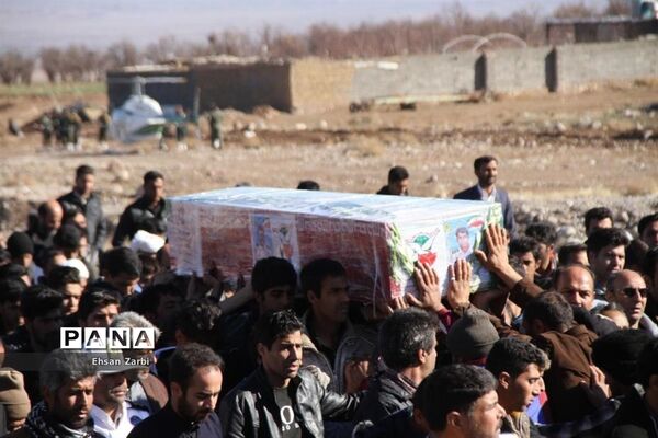 مراسم تشیع پیکر پاک و مطهر  شهید غلامحسن جام‌دوست در تربت جام