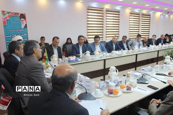 نهمین جلسه شورای آموزش و پرورش استان بوشهر