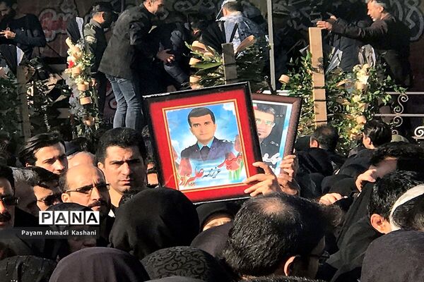 مراسم تشییع شهدای حادثه سقوط بوئینگ ۷۰۷