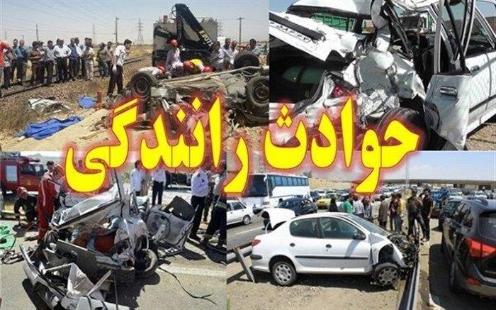 7 مجروح در برخورد زانتیا با 3 خودرو و عابران پیاده