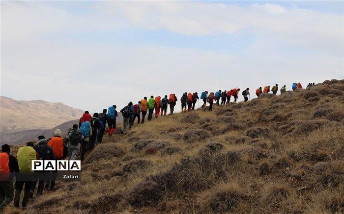 کوه کیسمار میزبان کوهنوردان مشهد و شیروان