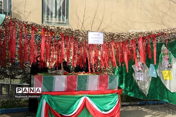 تشییع پیکر مطهر شهید گمنام در مدارس شهرری