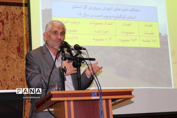 همایش تجلیل از شوراهای برتر آموزش و پرورش کهگیلویه و بویراحمد