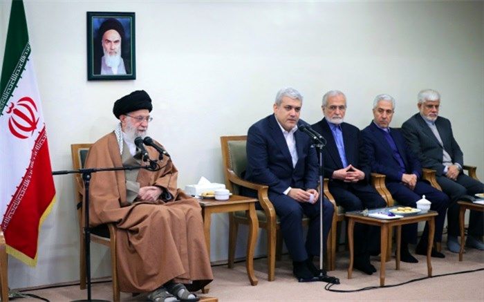 دیدار جمعی از مسئولان و محققان پژوهشکده علوم شناختی با رهبر انقلاب