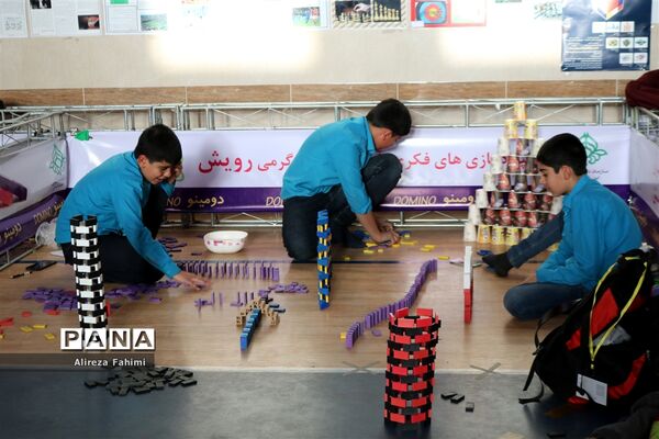 رقابت بیش از ۴۰ تیم دومینوتاپلینگ گروه پسران در چهارمین دوره از المپیاد بازی‌های فکری سرگرمی در فارس