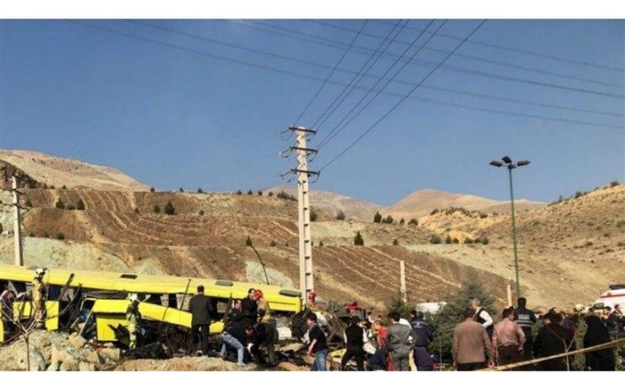 ترخیص تمامی مصدومان اتوبوس دانشگاه آزاد از بیمارستان