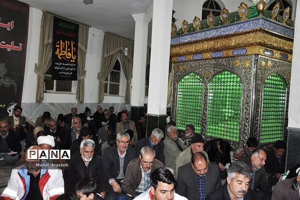 مراسم دهه فاطمیه درشهرستان خوسف