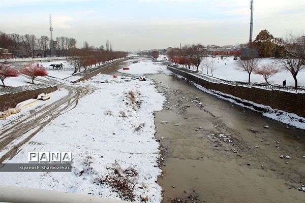 یک روز برفی در پارک گللر باغی ارومیه