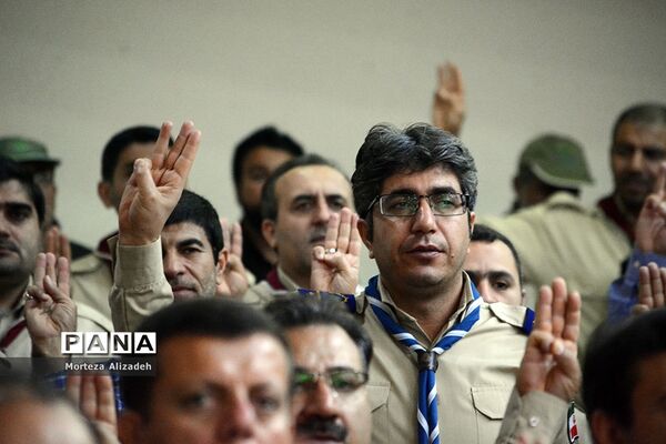گردهمایی مربیان پیشتاز سازمان دانش‌آموزی خوزستان بمناسبت چلمین سالگردپیروزی انقلاب اسلامی اهواز-2