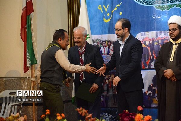گردهمایی مربیان پیشتاز سازمان دانش‌آموزی خوزستان بمناسبت چلمین سالگردپیروزی انقلاب اسلامی اهواز-1