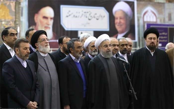 تجدید میثاق  رئیس‌جمهوری و اعضای دولت با آرمان‌های امام راحل