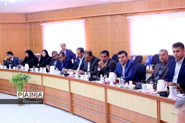 نشست مشترک روسا و معاونان آموزش و پرورش و سازمان دانش‌آموزی استان بوشهر