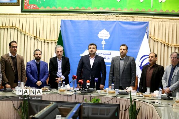 نشست خبری احمدحسین‌زادگان، استاندار مازندران