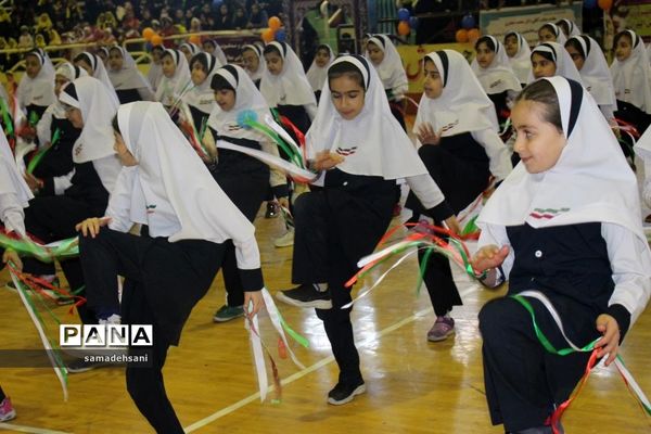 مراسم افتتاحیه المپیاد ورزشی دورن مدرسه‌ای کهگیلویه و بویراحمد