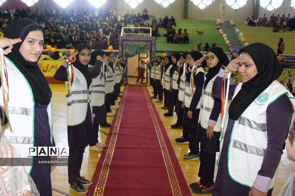 مراسم افتتاحیه المپیاد ورزشی دورن مدرسه‌ای کهگیلویه و بویراحمد