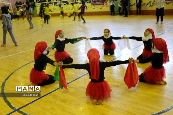 مراسم افتتاحیه المپیاد ورزشی دورن مدرسه‌ای کهگیلویه و بویراحمد